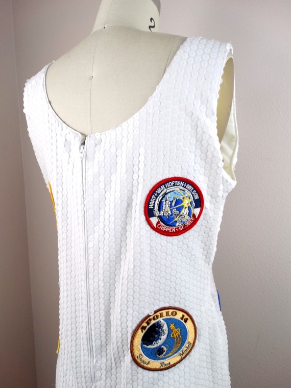 90s NASA Sequined Dress / RARE 1990’s Vintage Des… - image 8
