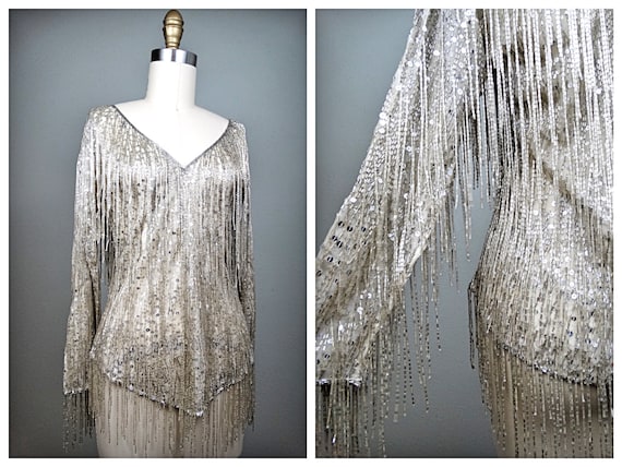 Beaded Fringe Top main image 1
