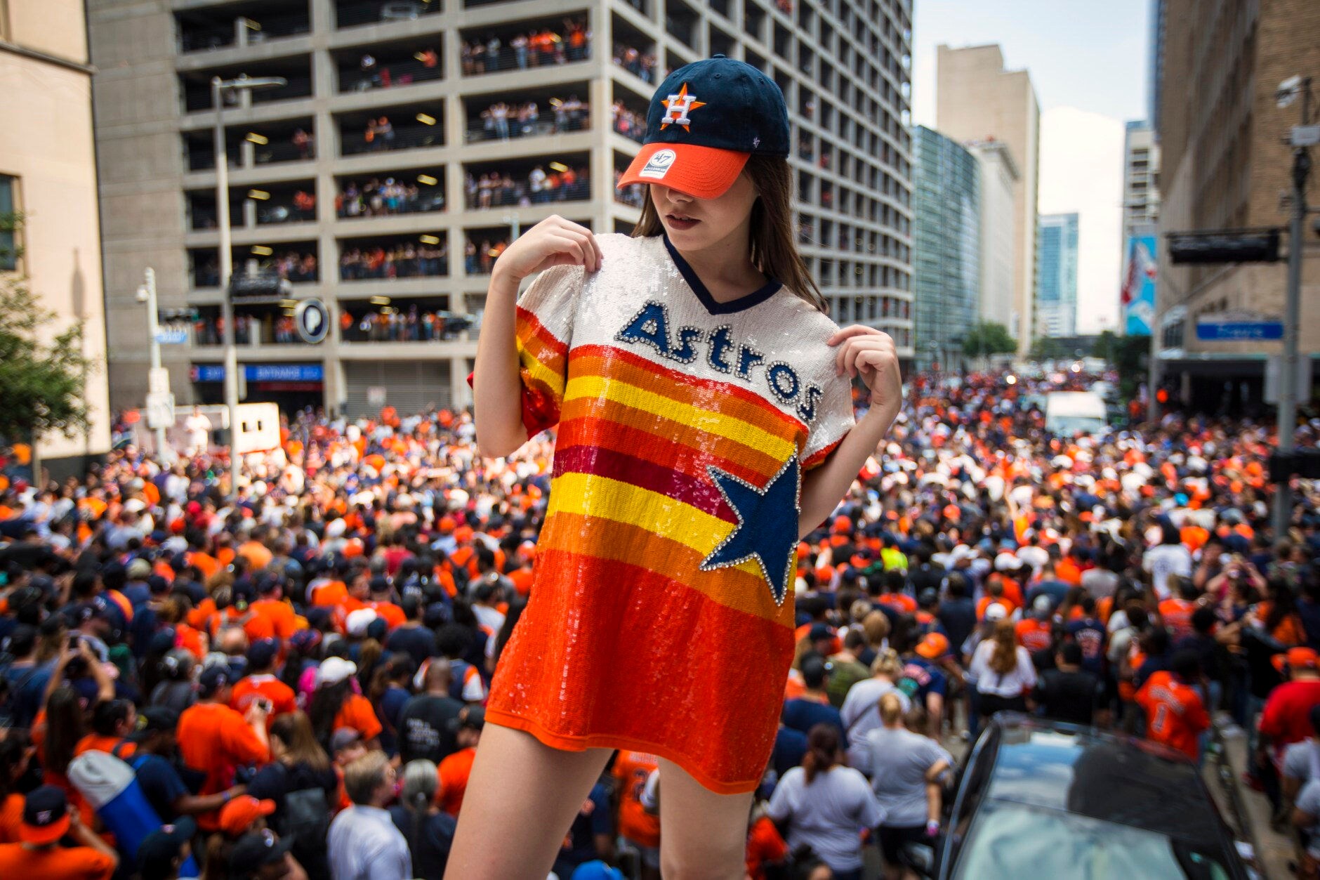 CRAIG BIGGIO Sequined Rainbow Jersey // Hall of Fame 7 -  Israel