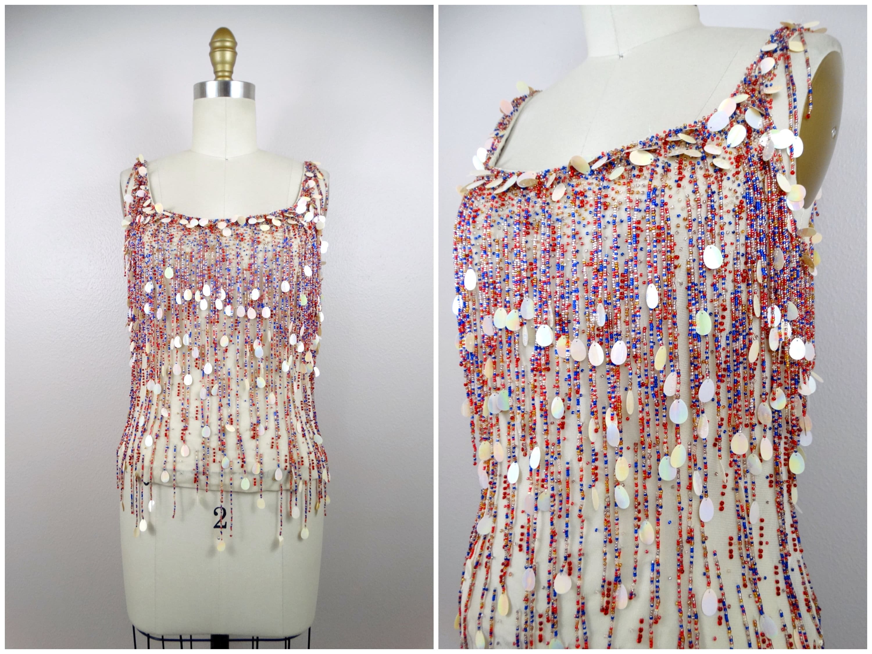 Large Disc Sequin Fringe Crop Top  Sparkle outfit, Sequins, Sequin outfit