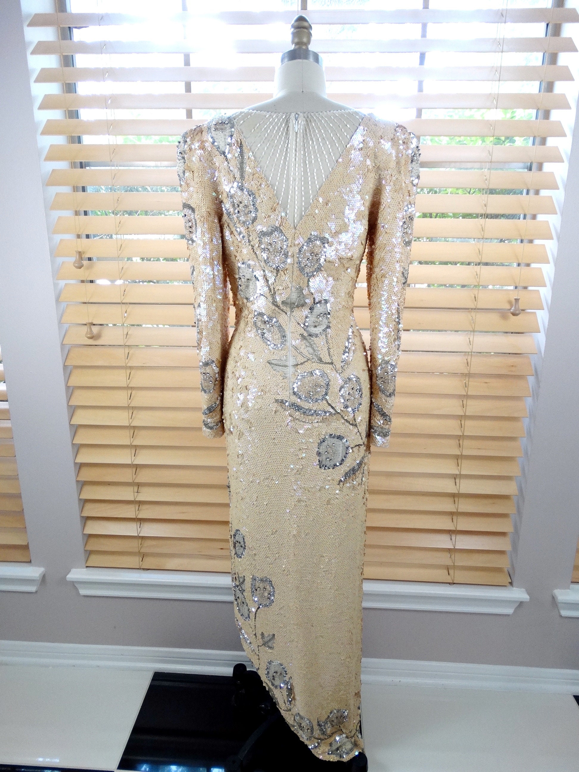 sparkly cream dress Creamy Sparkle Dress– Teuta Matoshi