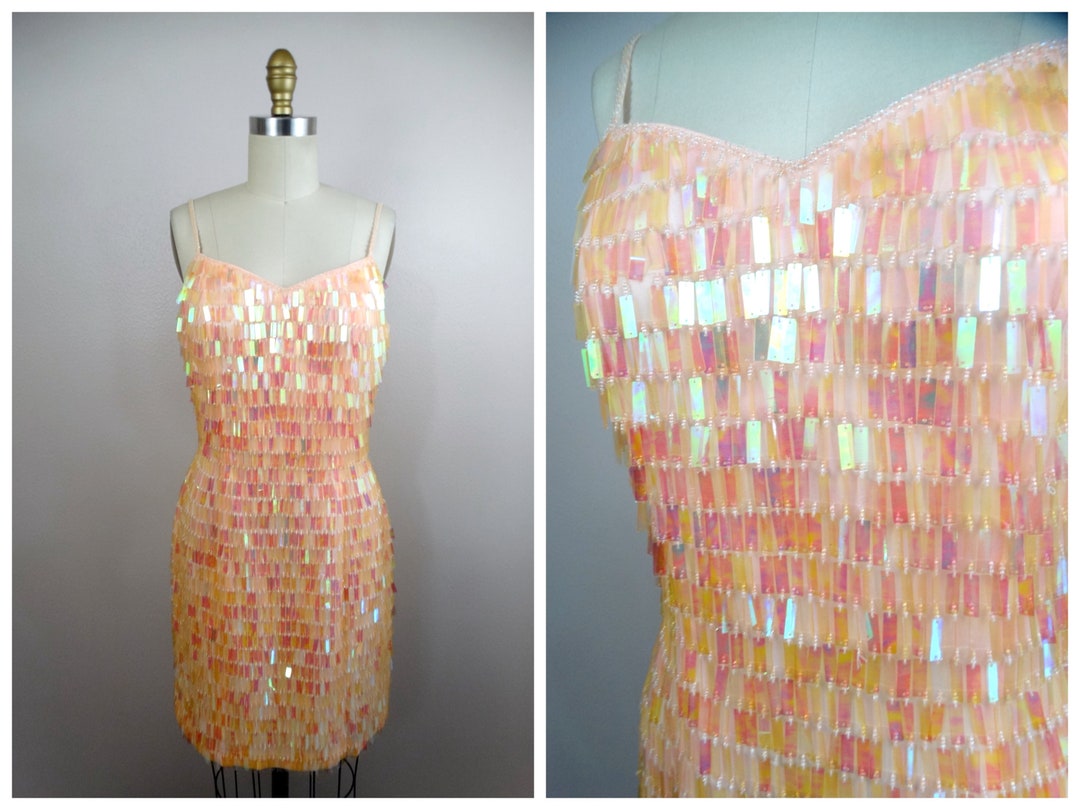 Chic Sparkling Fringe Sequins Tassel Sweetheart Formal Dress