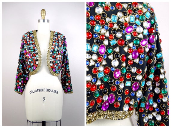 Jeweled bolero jacket online