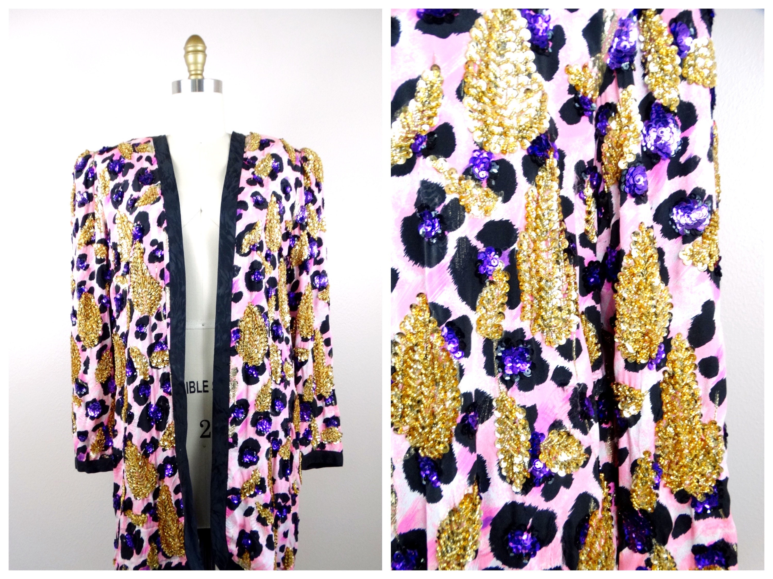 Leopard Print Duster Etsy