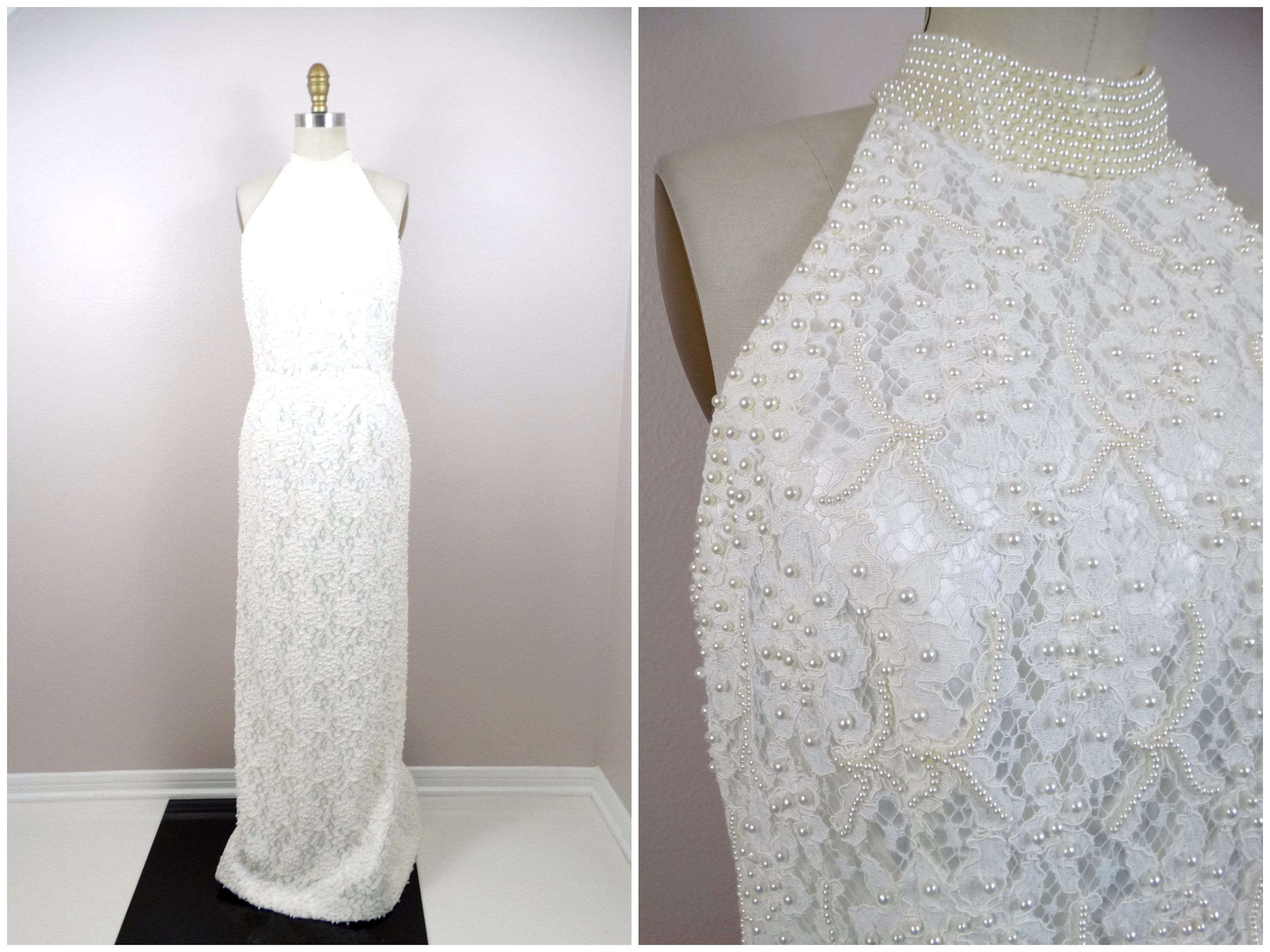 最終値下げAMERI vintage CHIC PEARL DRESS M - メルカリ