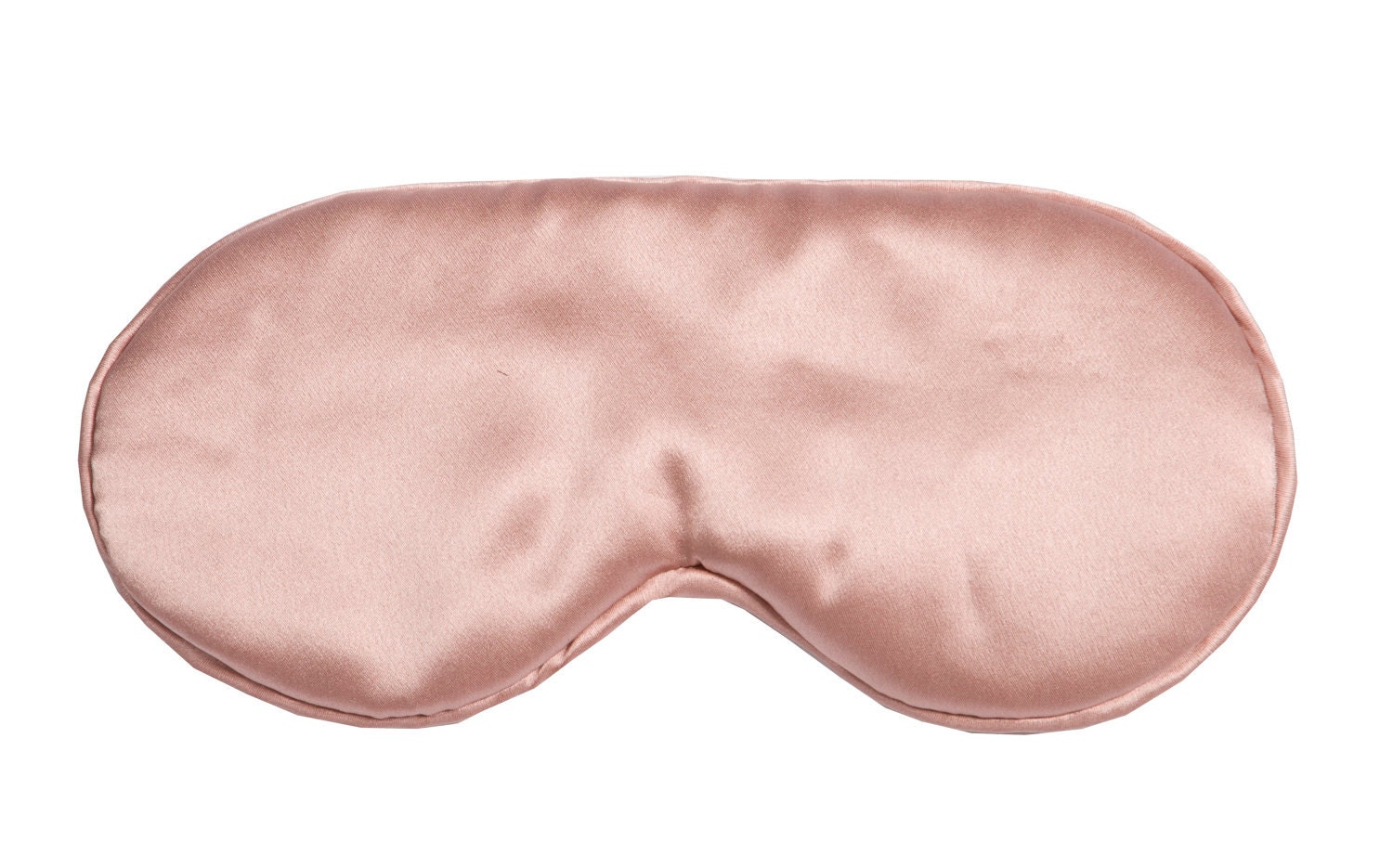 Pink Silk Eye mask with ear loops Etsy