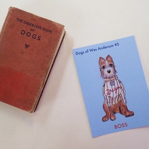 Dogs of Wes Anderson: Boss - Isle of Dogs  Wes Anderson Postcard