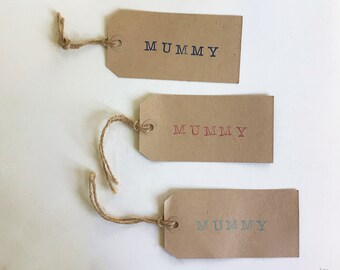 SALE: Mummy Gift Tag for Mother's Day - Free UK Postage!