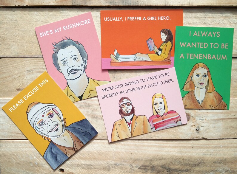 Lobby Boy Grand Budapest Hotel Flirt niet met haar print Wes Anderson Ansichtkaart afbeelding 3