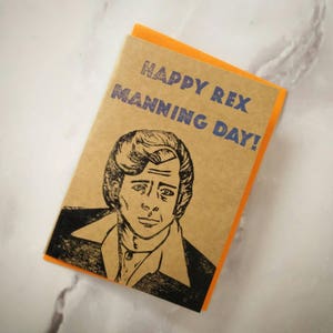 Rex Manning - Empire Records Nineties Film Movie Blank Greetings Card Free Postage to UK