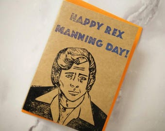 Rex Manning - Empire Records Nineties Film Movie Blank Greetings Card Free Postage to UK
