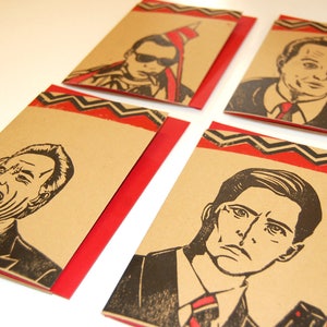 Leland Palmer Twin Peaks Handmade Card The Black Lodge Free Postage to UK zdjęcie 2