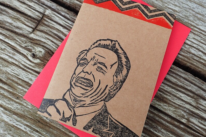 Leland Palmer Twin Peaks Handmade Card The Black Lodge Free Postage to UK zdjęcie 1