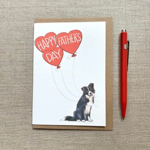 Border Collie Vaderdagkaart voor hondenliefhebber