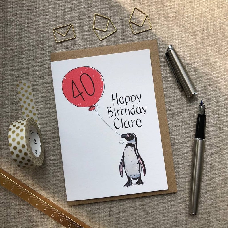 30th birthday card cat birthday card birthday card for him