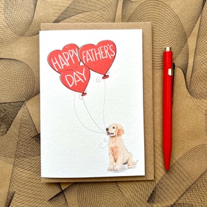 Golden Retriever Puppy Vaderdagkaart voor hondenliefhebbers