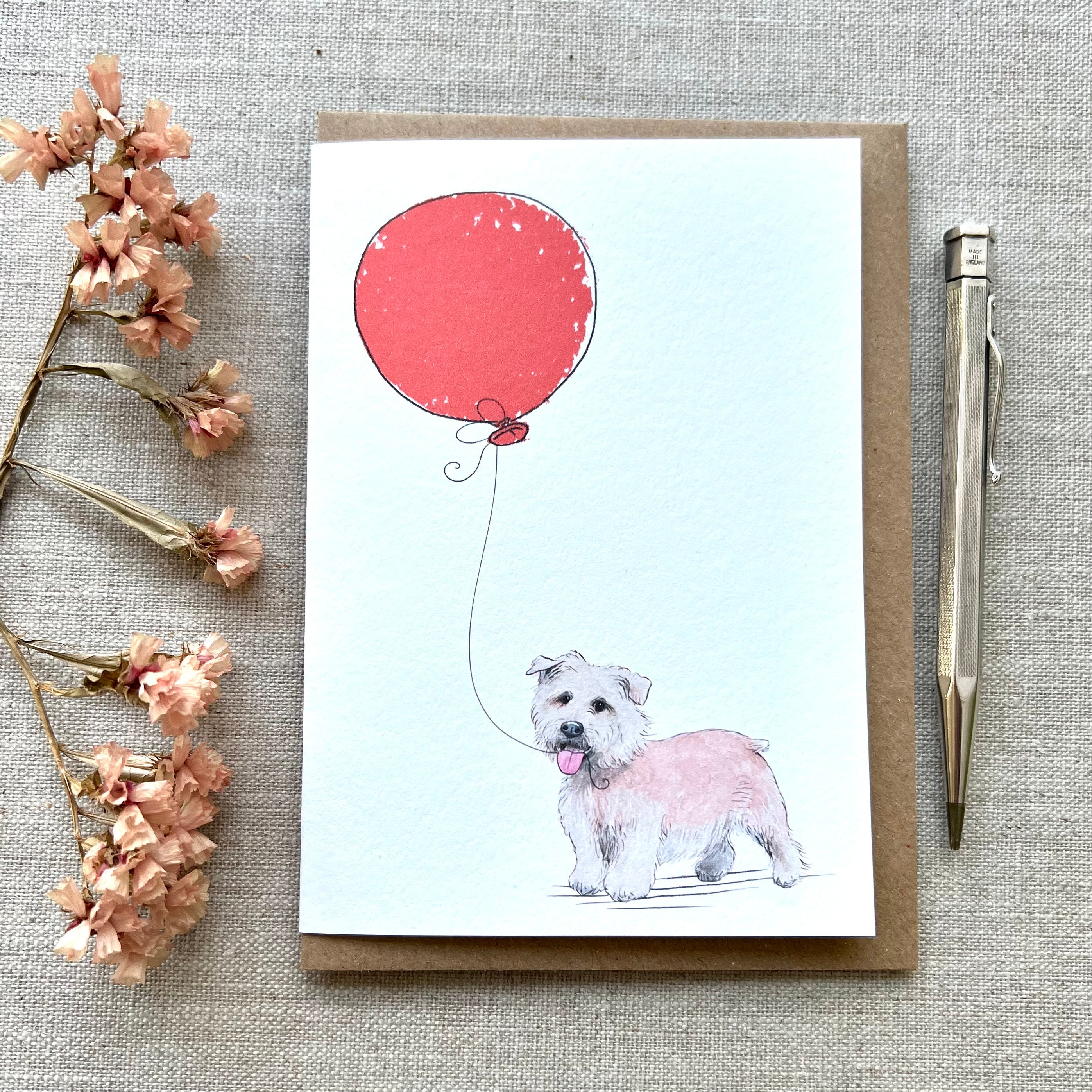 Glen of Imaal Dog Birthday Greetings Card for Dog Lovers, Glen of Imaal card