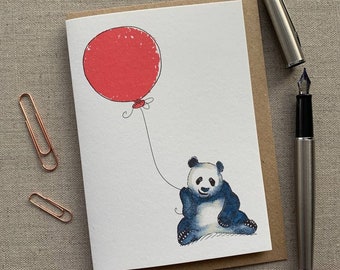 Panda Birthday Card: Animal Lover Greetings