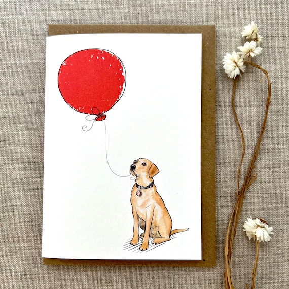 UK Greetings Biglietto Di Auguri Di Compleanno Con Cane: "Woof You Lots" - Design Simpatico Con Dettagli In Lamina D'Oro (15,9x18,4 Cm)