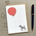 Personalised Schnauzer birthday/greetings card for dog lover   