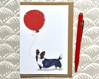 Tarjeta de cumpleaños de Cardigan Corgi: Saludos para los amantes de los perros