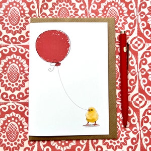 Chick-verjaardagskaart voor dierenliefhebber, Chick Card