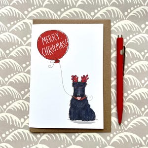 スコッティ・ドッグのクリスマスカード - reindog - 犬好きの方へ