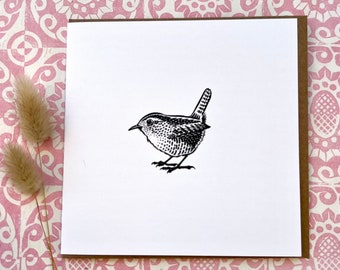 Wren Karte für Vogelliebhaber