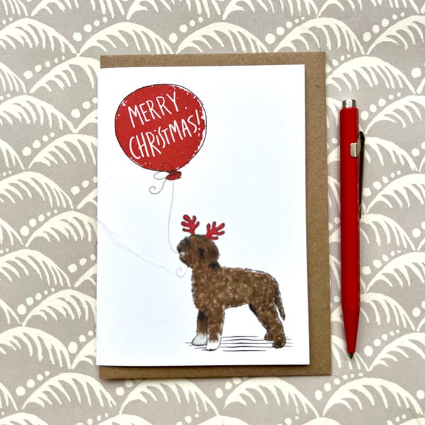Lagotto Romagnolo Christmas Card