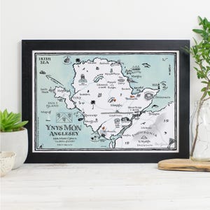 Mapa de Anglesey Imprimir