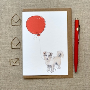 Biglietto di auguri di compleanno Kokoni per gli amanti dei cani, biglietto Kokoni