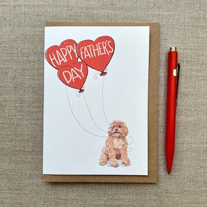 Cavapoo Vatertagskarte für Hundeliebhaber