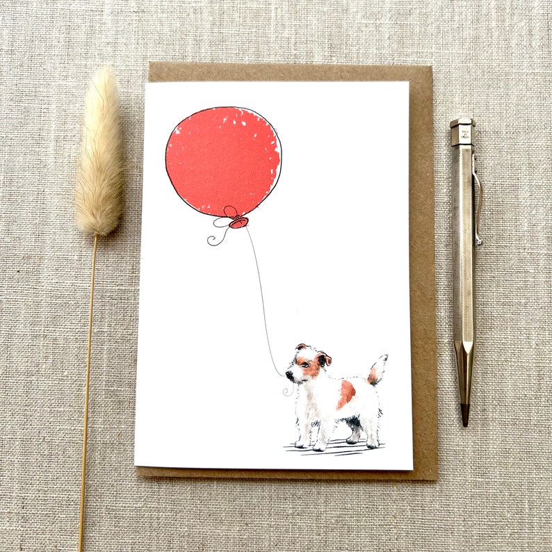 Jack Russell birthday greetings card for dog lover, Jack Russell Card image 2