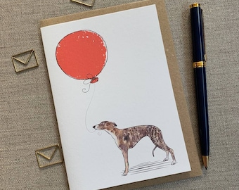 CUSTOM TEXT Birthday Card Greyhound Whippet Lurcher Italian Cards Gift Gifts CUSTOM TEXT Birthday Card Greyhound Whippet Lurcher Italian Cards Gift Gifts