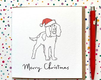 English Springer Spaniel Dog Christmas Card 6 X 4 Blank Inside With ...