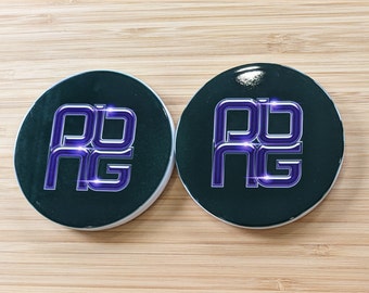 SET OF 2 Fan Club Logo Coasters - 4 Designs to choose from