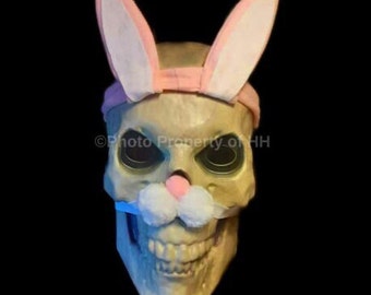 12 Foot Skeleton Easter Bunny Ears And Nose Set Easter Costume For Home Depot 12 Foot Skeleton Skelly Halloween Decoration Statues Giant