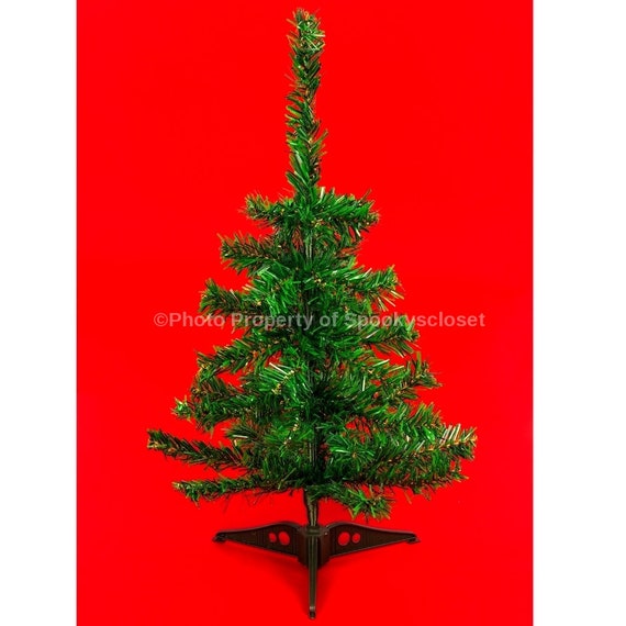Artificial Miniature Christmas Tree 18 With Base Party Etsy