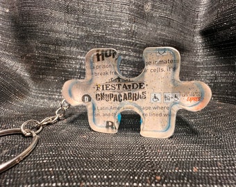 Fiesta De Chupacabras HHN 31 Puzzle Keychain