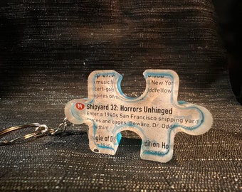 Shipyard 32 HHN 32 Puzzle Shaped Keychain
