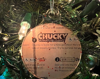 Chucky HHN 32 Christmas Ornament