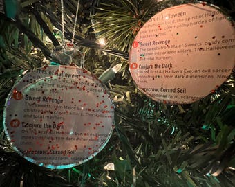 Major Sweets HHN 31 Christmas TWO Ornament Set