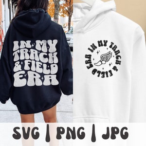 Track and Field SVG Bundle, Track Svg, Track Mom Svg, Running Svg, Track Mama Png, In My Track and Field Era Retro Print Sublimation Design