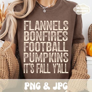 Flanells Brasor Fotboll Pumpor Det är Höst Y'all Citat PNG Skjorta Design, Trendig Höst Png, Pumpasäsong, Pumpa Skjorta Tryck Sublimering