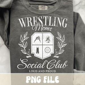 Wrestling Mom SVG, Wrestling Mom PNG, Wrestling Mama PNG, Wrestling Svg, Wrestling Moms Social Club Svg, Trendy Shirt Sublimation File image 8
