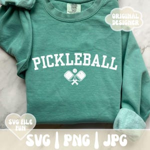 Pickleball SVG, Pickleball Clipart, Pickleball Cut File, Pickleball Sayings, SVG files for Cricut, Pickle Ball PNG, Digital File Download