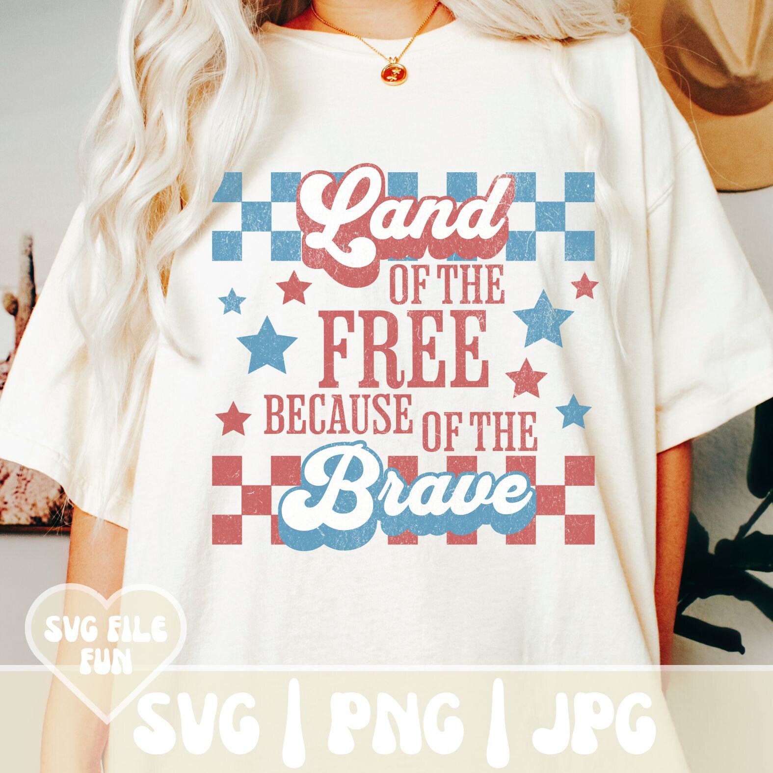 Memorial Day SVG, Veterans Day PNG, America Land of the Free Because of ...