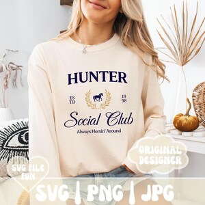 Jäger-Jumper SVG, Pferdespringen SVG, Pferdesport PNG, Pferde-Svg, Pferdeschau-Svg, Jäger Social Club SVG, Pferdemutter geschnitten, Sublimationsdesign