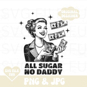 Png donna impertinente, Png sarcasmo, Png casalinga retrò, Png per strofinacci, Crea il tuo Png di zucchero, Mieli che ottengono soldi Design di camicie alla moda