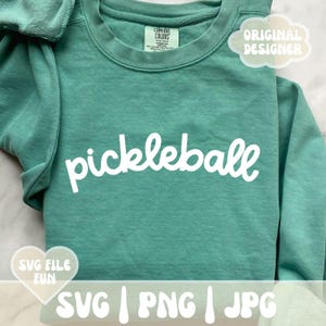 Pickleball SVG, Pickleball Girl SVG, Pickleball chemise SVG, Pickleball rétro coupe fichier pour Cricut, Pickleball Png fichier en téléchargement numérique
